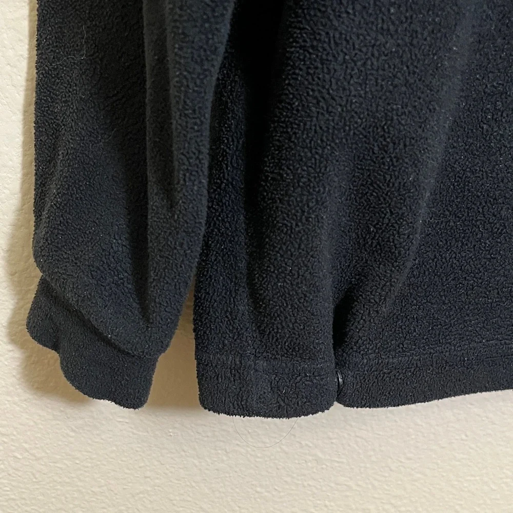 Columbia Black Full-Zip Fleece Sweatshirt